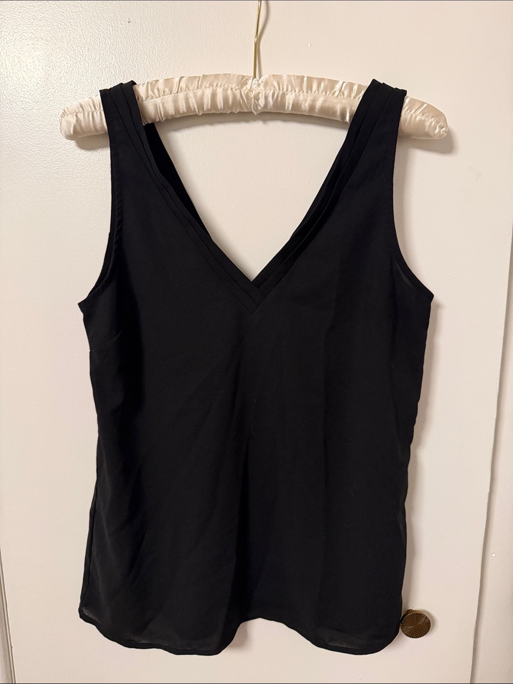 Dynamite Black V-Neck Double-Strap Camisole